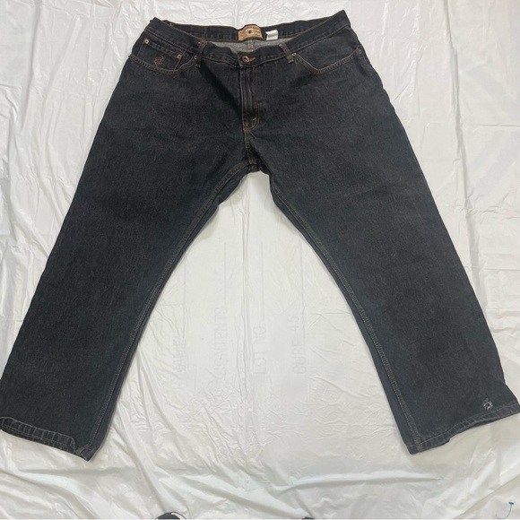 VINTAGE ROCAWEAR JEANS MENS 40X30 BAGGY LOOSE BLACK DENIM 40 X 30 Y2K - Picture 3 of 6